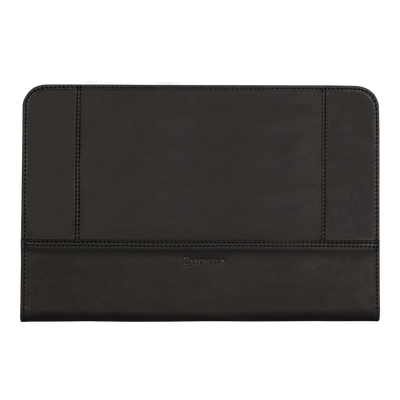Lederen beschermings hoesje voor Apple Macbook Air 11 inch - Antic Zwart