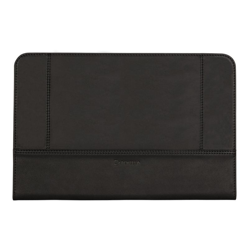 Lederen beschermings hoesje voor Apple Macbook Air 11 inch - Antic Zwart