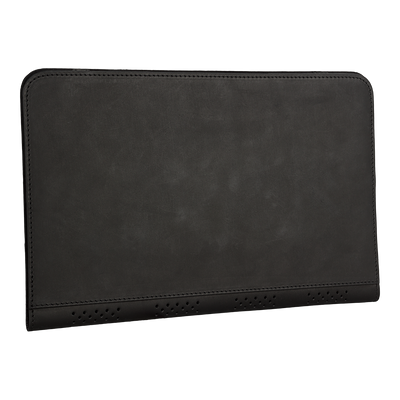 Lederen beschermings hoesje voor Apple Macbook Air 11 inch - Antic Zwart
