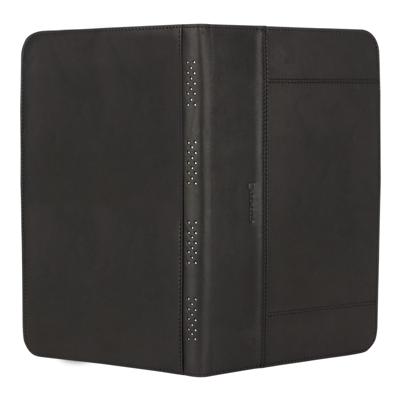 Lederen beschermings hoesje voor Apple Macbook Air 11 inch - Antic Zwart