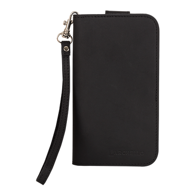 Lederen Universele Multi Flap Case | zwart