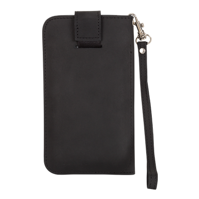 Lederen Universele Multi Flap Case | zwart