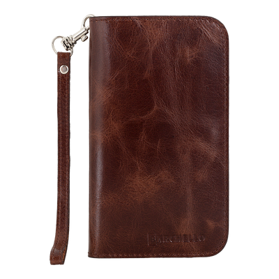 Lederen Universele Multi Flap Case | Cognac Bruin