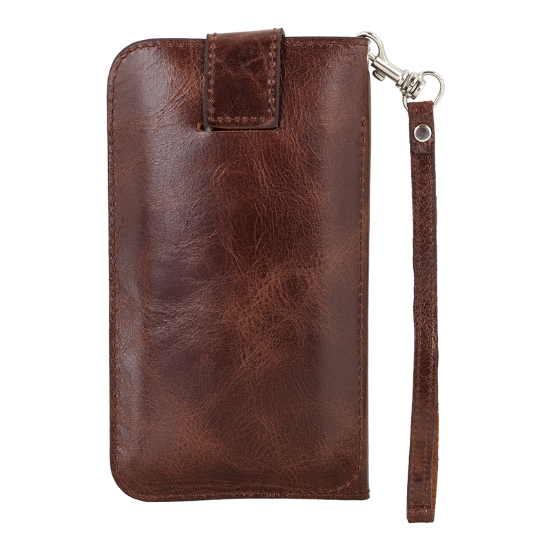 Lederen Universele Multi Flap Case | Cognac Bruin