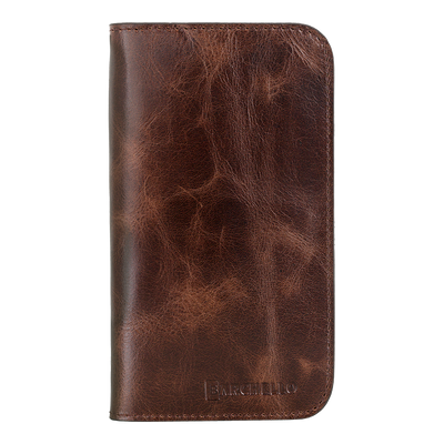 Lederen Universele Multi Flap Case | Cognac Bruin