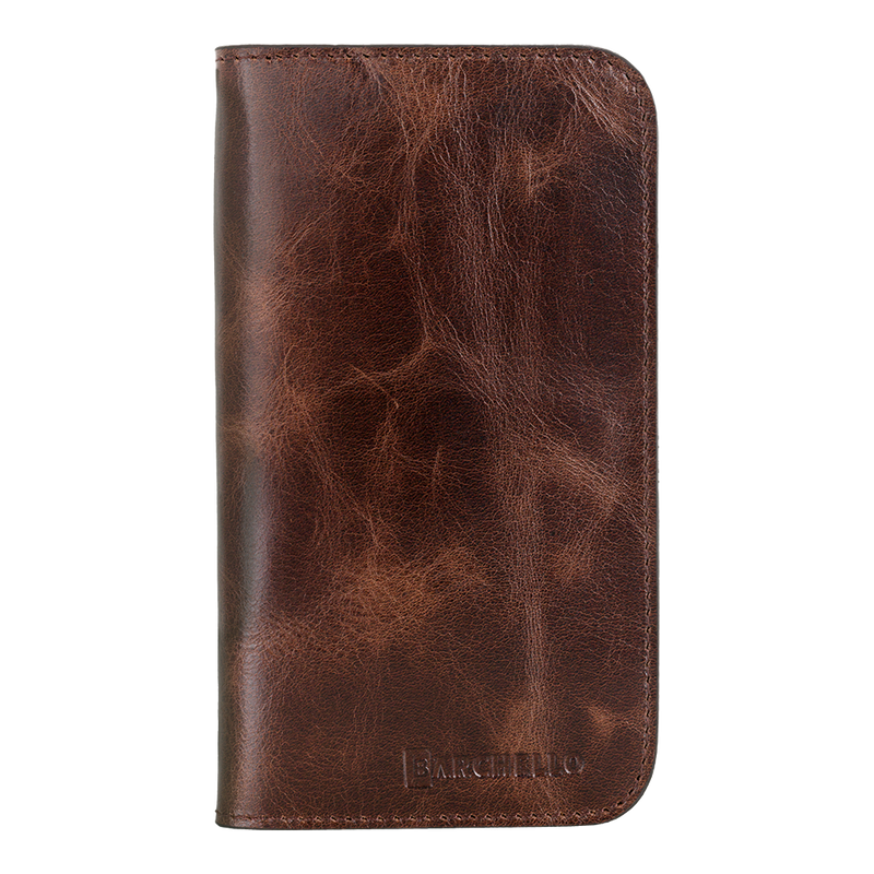 Lederen Universele Multi Flap Case | Cognac Bruin