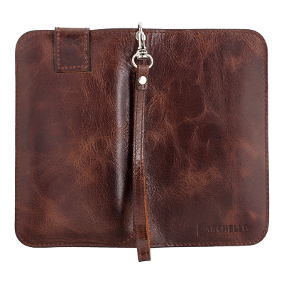 Lederen Universele Multi Flap Case | Cognac Bruin