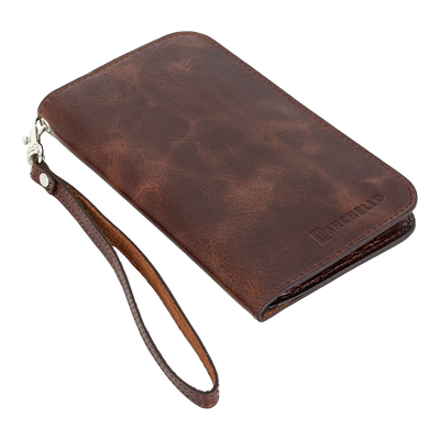 Lederen Universele Multi Flap Case | Cognac Bruin