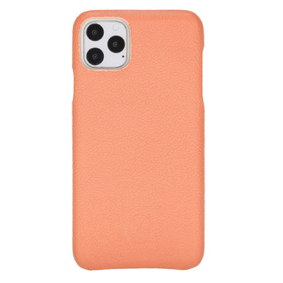 Mjora 2 in 1 Volledig Luxe Leren Booktype iPhone 11 Pro MAX leren hoesje - Zalm Roze