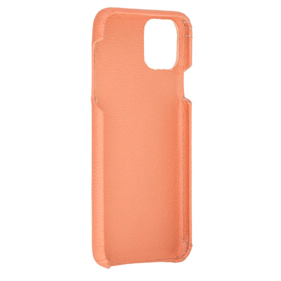 Mjora 2 in 1 Volledig Luxe Leren Booktype iPhone 11 Pro MAX leren hoesje - Zalm Roze
