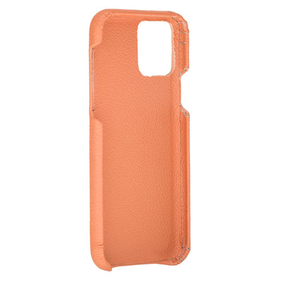 Mjora 2 in 1 Volledig Luxe Leren Booktype iPhone 11 Pro leren hoesje - Zalm Roze