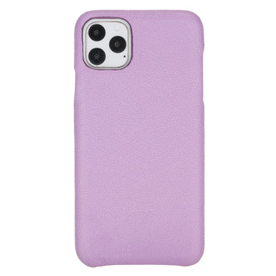 Mjora 2 in 1 Volledig Luxe Leren Booktype iPhone 11 Pro MAX leren hoesje - Lila Paars