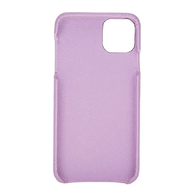 Mjora 2 in 1 Volledig Luxe Leren Booktype iPhone 11 Pro MAX leren hoesje - Lila Paars