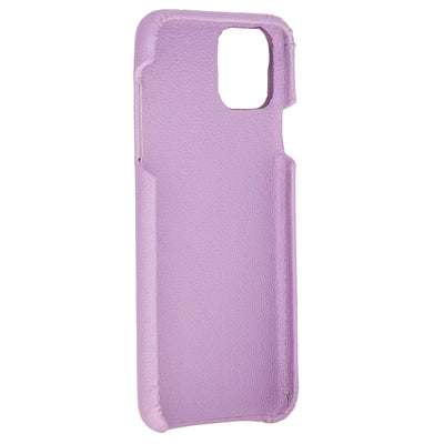 Mjora 2 in 1 Volledig Luxe Leren Booktype iPhone 11 Pro MAX leren hoesje - Lila Paars