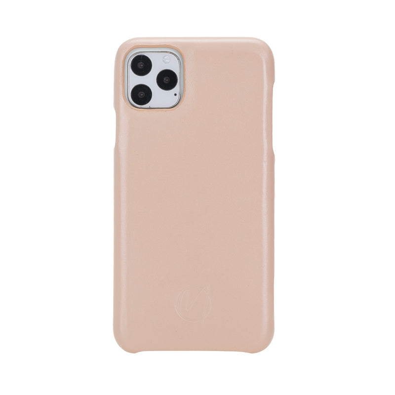 Mjora 2 in 1 Volledig Luxe Leren Booktype iPhone 11 Pro MAX leren hoesje - Nude Roze