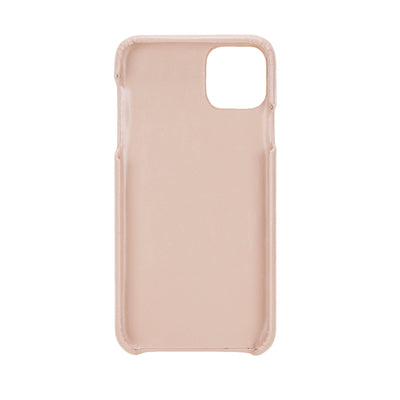 Mjora 2 in 1 Volledig Luxe Leren Booktype iPhone 11 Pro MAX leren hoesje - Nude Roze