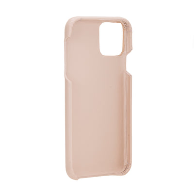 Mjora 2 in 1 Volledig Luxe Leren Booktype iPhone 11 Pro MAX leren hoesje - Nude Roze