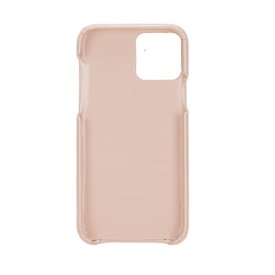 Mjora 2 in 1 Volledig Luxe Leren Booktype iPhone 11 Pro leren hoesje - Nude Roze