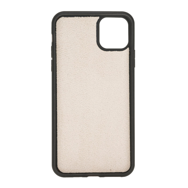 Mjora 2 in 1 Luxe Leren Booktype iPhone 11 Pro Max leren hoesje - Zalm Roze
