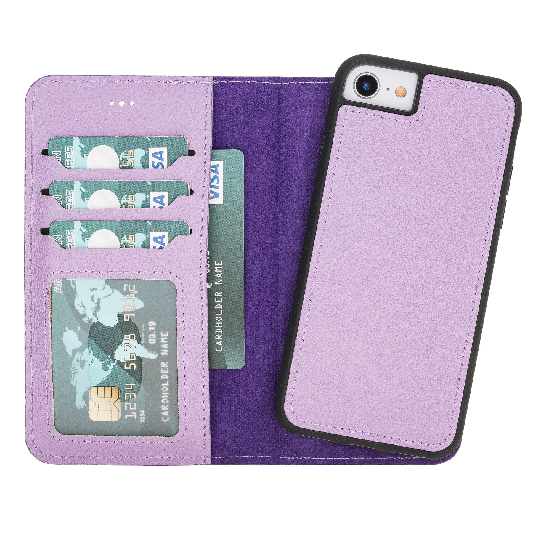 Oefenen Gevangenisstraf Vouwen Mjora 2 in 1 Luxe Leren Booktype iPhone SE (2022 / 2020) / 8 / 7 / 6(s –  Dutchic Leather