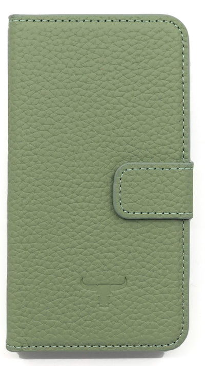 Lederen Booktype iPhone 11 Pro - Matcha Groen