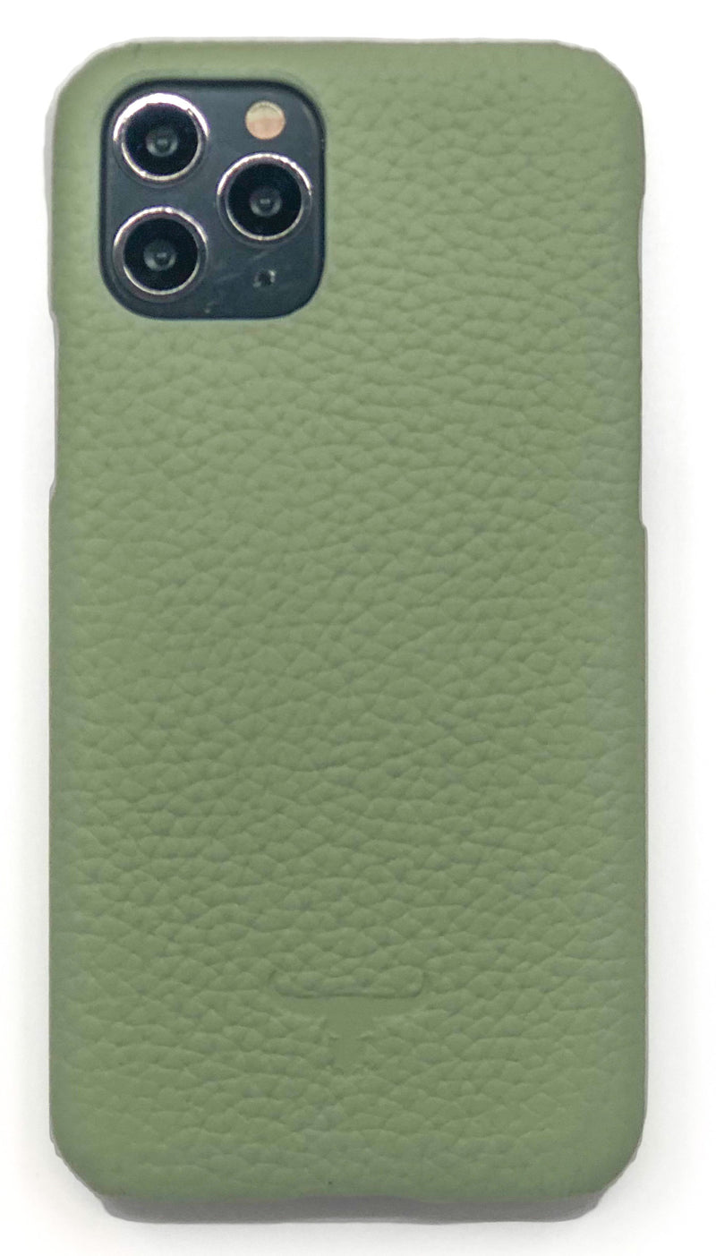 Lederen Booktype iPhone 11 Pro - Matcha Groen