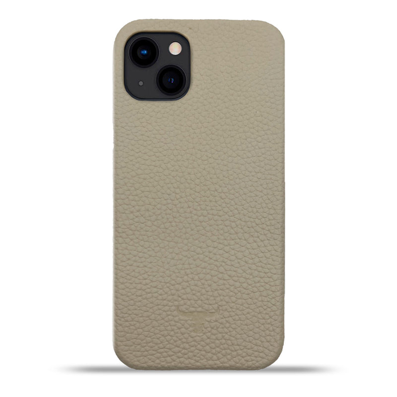 Dutchic iPhone 14 Uitneembare leren hoesje - Crème
