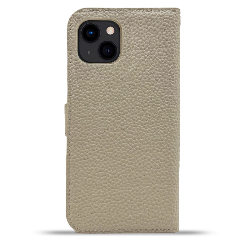 Dutchic iPhone 14 Uitneembare leren hoesje - Crème