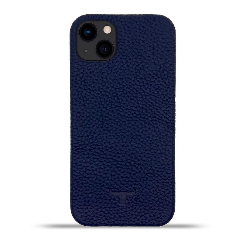 Dutchic iPhone 14 Uitneembare leren hoesje - Dark Blue