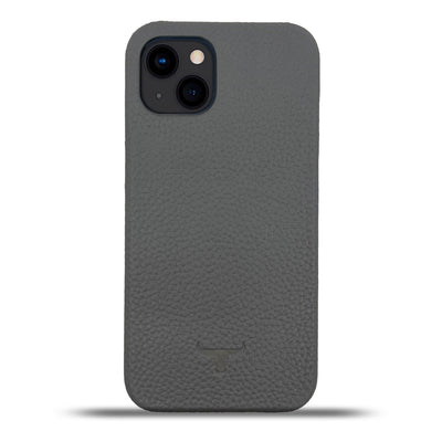 Dutchic iPhone 14 Uitneembare leren hoesje - Grey