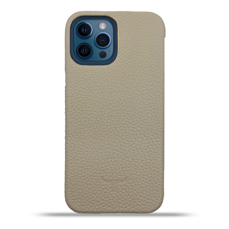 Dutchic iPhone 13 Pro MAX Uitneembare leren hoesje - Crème