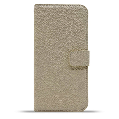 Dutchic iPhone 13 Pro MAX Uitneembare leren hoesje - Crème