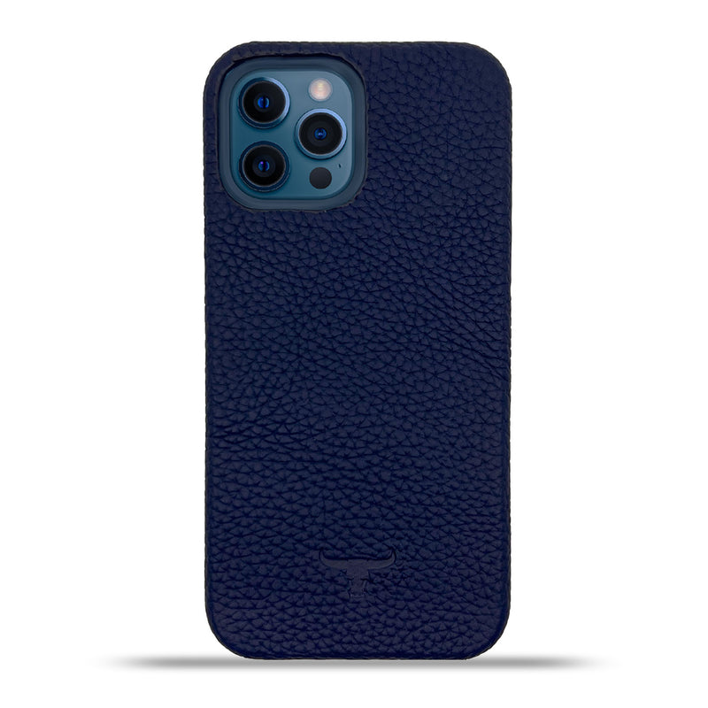 Dutchic iPhone 13 Pro Uitneembare leren hoesje - Dark Blue