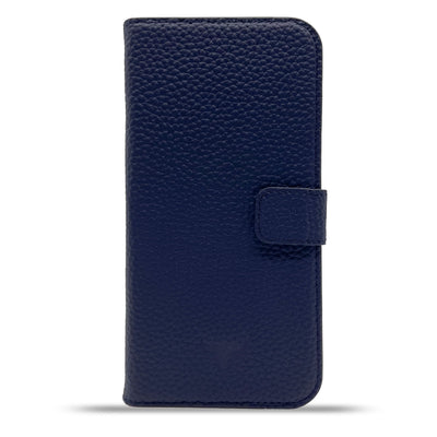 Dutchic iPhone 14 Pro Uitneembare leren hoesje - Dark Blue