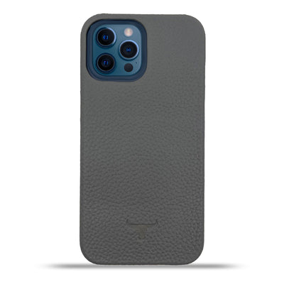 Dutchic iPhone 14 Pro Uitneembare leren hoesje - Grey