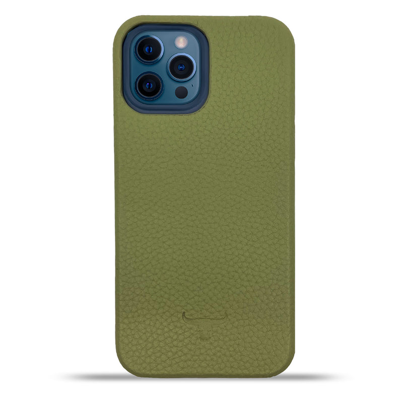 Dutchic iPhone 13 Pro MAX Uitneembare leren hoesje - Matcha Green