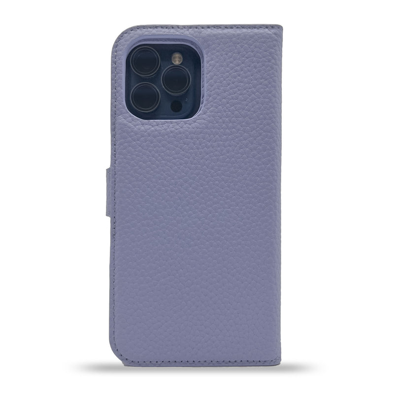 Dutchic iPhone 14 Pro Uitneembare leren hoesje - Lila