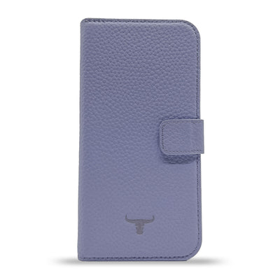 Dutchic iPhone 14 Pro Uitneembare leren hoesje - Lila