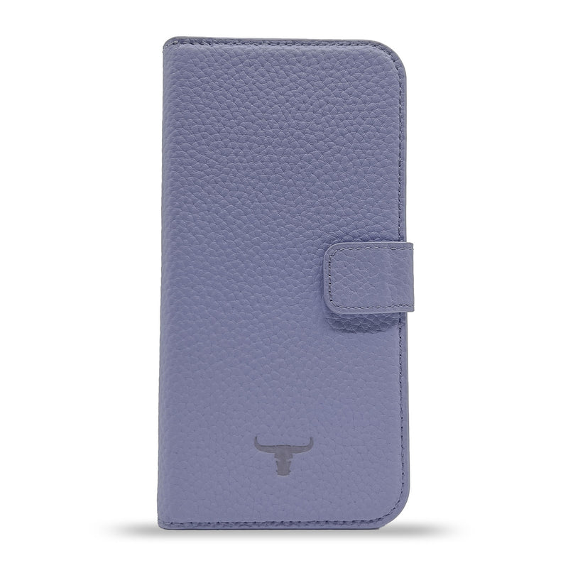 Dutchic iPhone 14 Uitneembare leren hoesje - Lila