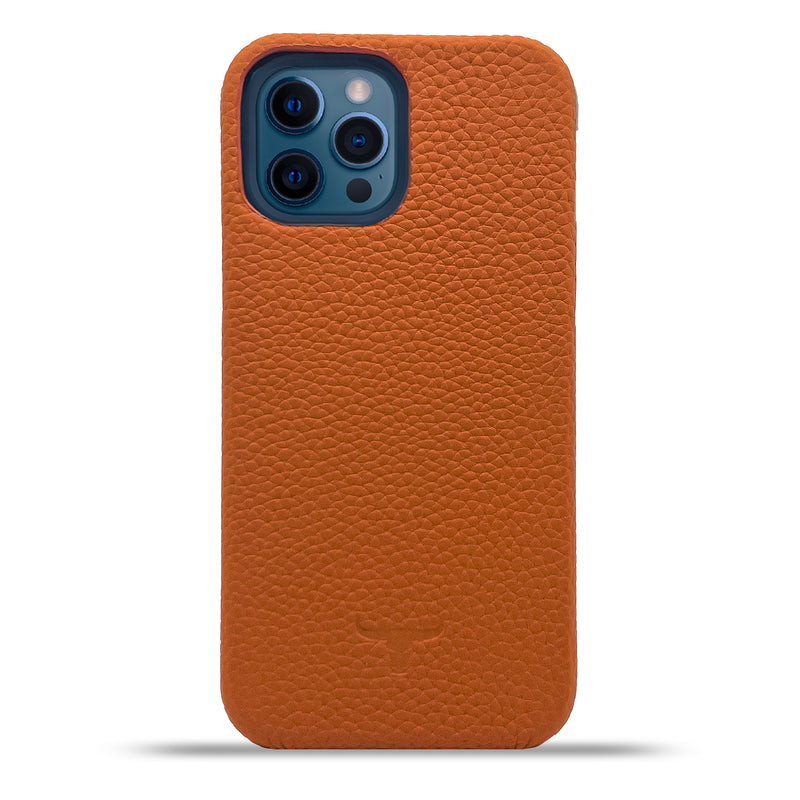 Dutchic iPhone 13 Pro MAX Uitneembare leren hoesje - Orange
