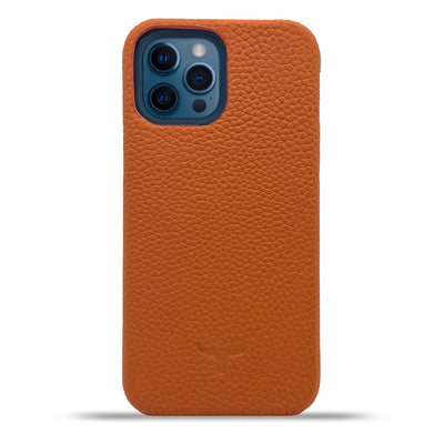 Dutchic iPhone 14 Pro Uitneembare leren hoesje - Oranje / Orange