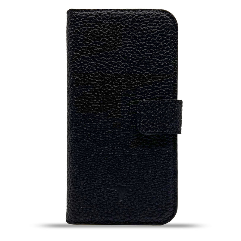 Dutchic iPhone 13 Uitneembare leren hoesje - Zwart